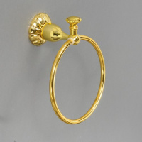 98804G Держатель полотенца кольцо золото ELVAN от интернет магазина Elvan.ru