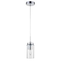 8102/1A COMFI LN25 326 хром/прозрачный металл/металл Подвес Е14 1*40W 220V ISHA