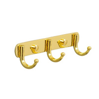 367-3G Планка 3 крючка золото от интернет магазина Elvan.ru