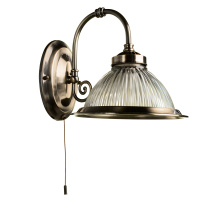 Бра Arte Lamp AMERICAN DINER A9366AP-1AB от интернет магазина Elvan.ru