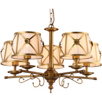 Подвесная люстра Arte Lamp CHIC A2806LM-5SR от интернет магазина Elvan.ru