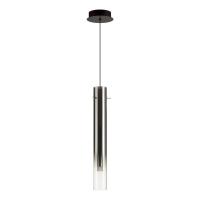 5061/5L PENDANT ODL24 453 черный/темн.хром/металл/стекло Подвес LED 4W 3000K SHINY