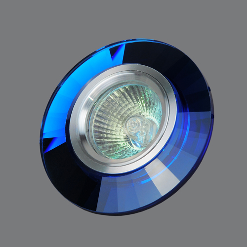 8160-MR16-5.3-Bl Светильник точечный синий от интернет магазина Elvan.ru