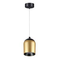 358515 OVER NT21 386 золото Светильник накладной светодиодный, провод 2м IP20 LED 4000K 15W 220V KAMP