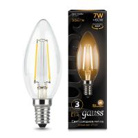 Светодиодная лампа Gauss Свеча 7W 550Lm 2700K E14 103801107