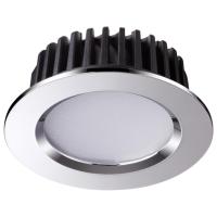 357601 SPOT NT18 492 хром Встраиваемый светильник IP44 LED 3000K 10W 100-265V DRUM