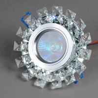 004/3W-MR16-5.3-Cl Светильник точечный светодиодный прозрачный от интернет магазина Elvan.ru