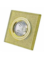 8270-MR11-5.3-Yl  Светильник точечный желтый с блестками от интернет магазина Elvan.ru