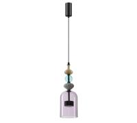 5046/12LA L-VISION ODL24 430 черный/фиолетовый/металл/стекло/керамика Подвес LED 12W 4000К 1400Лм PALLETA