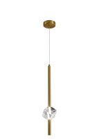 Подвесной светильник Zortes Brilly ZRS.30514.07, Мощность - 6Вт, Тип лампы: LED, В -1200мм/600мм / Ш - ø120мм