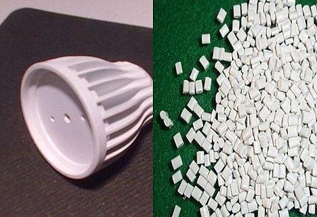 Теплопроводный пластик станет одним из компонентов светодиодной лампы.