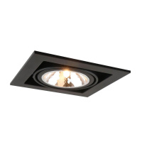 Встраиваемый светильник Arte Lamp Cardani Semplice A5949PL-1BK от интернет магазина Elvan.ru