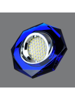8140-MR16-5.3-Bl  Светильник точечный синий от интернет магазина Elvan.ru
