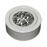 305-1W-6000K-Wh Светильник светодиодный накладной круглый белый от интернет магазина Elvan.ru