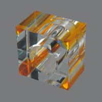 1026-G-4-Yl-Ch Светильник точечный желтый-хром от интернет магазина Elvan.ru
