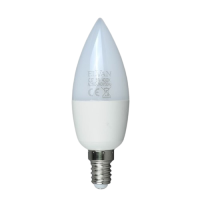 E14-7W-4000K-C37 Лампа LED (Свеча OPAL) от интернет магазина Elvan.ru