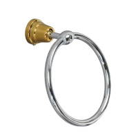 С7507G Держатель полотенца кольцо хром/золото от интернет магазина Elvan.ru