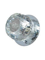 1023-GY-5.3-Cl-Ch Светильник точечный прозрачный-хром от интернет магазина Elvan.ru