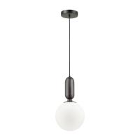 4668/1 PENDANT ODL20 471 черный/белый Подвес E27 1*40W (тип лампы СВЕЧА) 220V OKIA