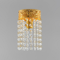 906-1 Светильник потолочный золото-прозрачный E14x1 ELVAN от интернет магазина Elvan.ru