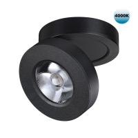 359412 OVER NT24 366 черный Светильник накладной/встраиваемый IP20 LED 5W 220V 4000K 240Лм GRODA