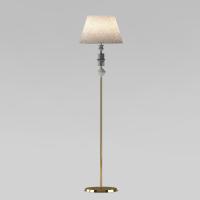 Торшер с декором из керамики 