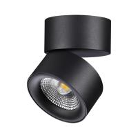 358781 OVER NT21 364 черный Светильник накладной светодиодный IP20 LED 25W 4000K 2200Лм 100-265V GRODA