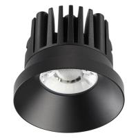 357586 SPOT NT18 474 черный Встраиваемый светильник IP44 LED 3000K 10W 100-265V METIS