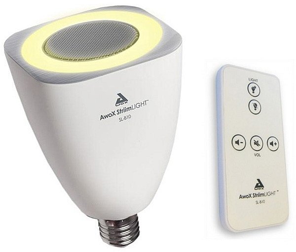 AwoX разработали светодиодные лампочки StriimLight, которые могут играть музыку.