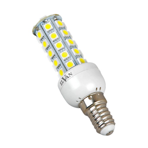 Лампа LED (кукуруза) Elvan E14-9W-6400K-40LED E14-9W-6400K-40LED