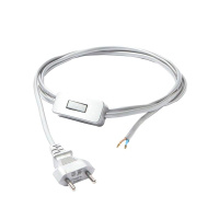 Кабель 1,5 м. с выключателем Nowodvorski Cameleon Cable with switch White 8612 от интернет магазина Elvan.ru