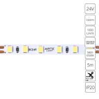 Светодиодная лента 24V 9,6W/m 6000К 5м Arte Lamp TAPE