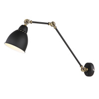 Бра Arte Lamp BRACCIO A2055AP-1BK от интернет магазина Elvan.ru