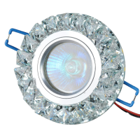 3130/3W-MR16-5.3-Cl Светильник точечный светодиодный прозрачный от интернет магазина Elvan.ru
