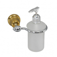 С7514G  Дозатор жидкого мыла хром/золото ELVAN от интернет магазина Elvan.ru