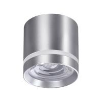 358493 OVER NT20 394 серебро Светильник накладной IP20 LED 4000K 12W 220V ARUM