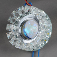 2117/3W-MR16-5.3-Cl Светильник точечный светодиодный прозрачный от интернет магазина Elvan.ru