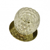 3084/7-GY-5.3-Gl Светильник точечный золотой от интернет магазина Elvan.ru