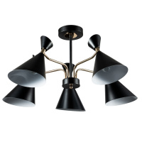 Люстра Arte Lamp WELLINGTON A2711PL-5BK от интернет магазина Elvan.ru