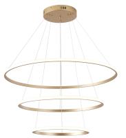 Светильник ZORTES RINGOLIGHT ZRS.33325.75C, Мощность - 120Вт, Тип лампы: LED, В - 1500мм / Ш - ø400/ø600/ø800мм