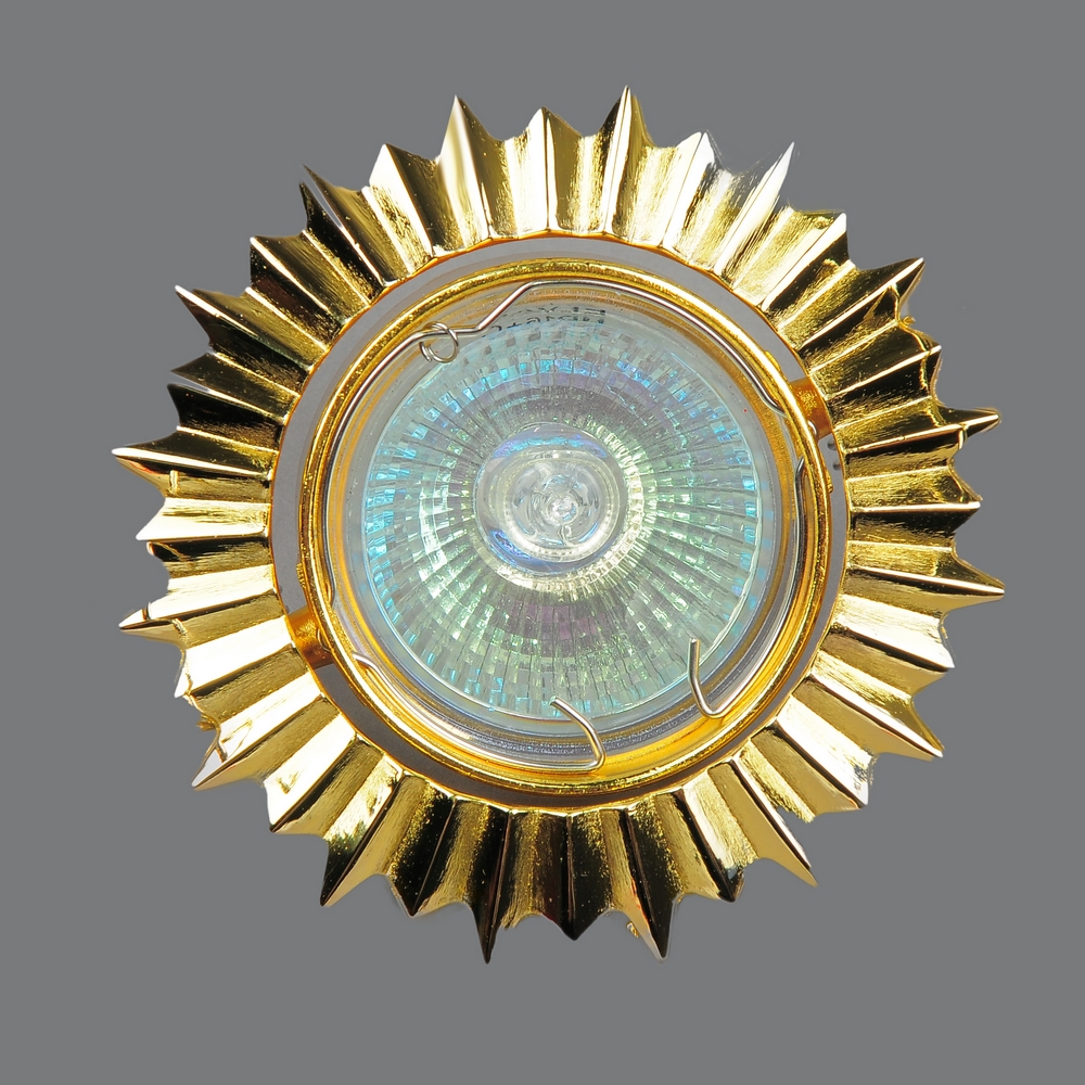 16144-MR16-5.3-Gl Светильник точечный золотой от интернет магазина Elvan.ru