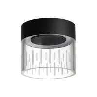 359002 OVER NT23 332 черный Светильник накладной светодиодный IP20 LED 4000K 10W 85-265V AURA