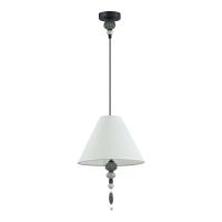 4896/1 MODERN ODL_EX23 163 черный матов./серый/молочный металл/керамика/ткань Подвес E27 1*60W SOCHI