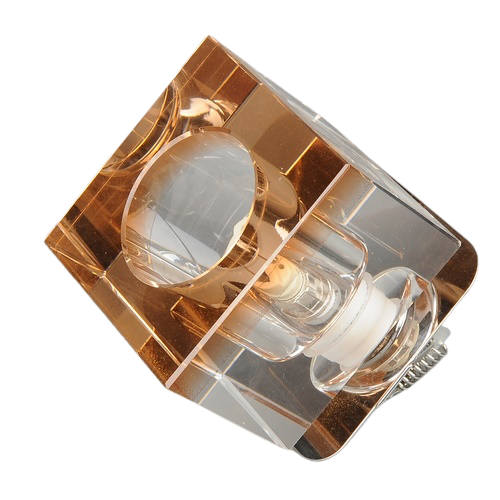 40261C/1-G-4-Сl-Gl Светильник точечный золотой-прозрачный от интернет магазина Elvan.ru