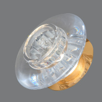 1092-GY-5.3-Gl Светильник точечный золотой от интернет магазина Elvan.ru