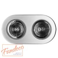 Точечный встраиваемый светильник Arte Lamp CLIFF A5643PL-2WH