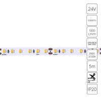 Светодиодная лента 24V 9,6W/m 3000К 5м Arte Lamp TAPE A2412008-01-3K