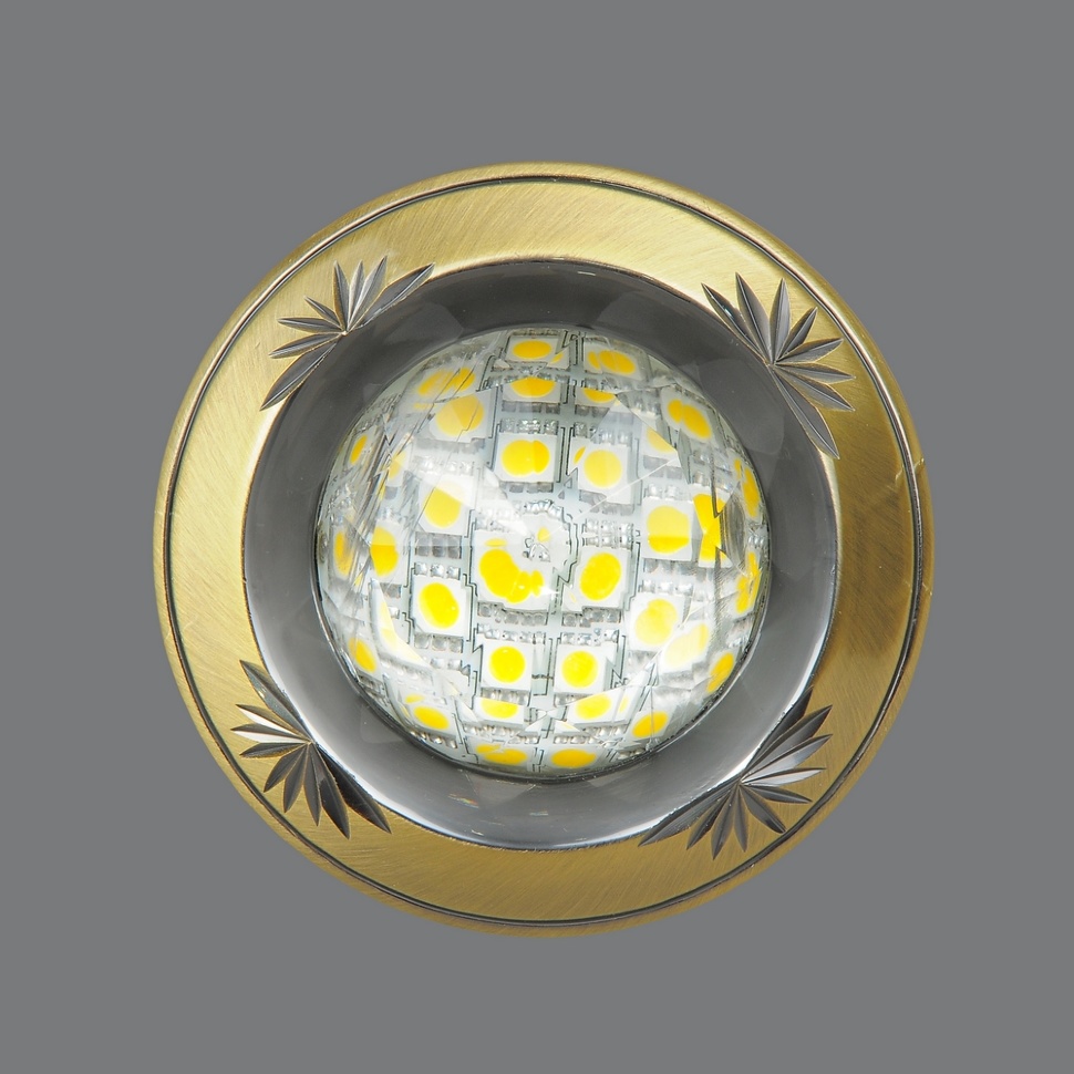 16001A NO2-MR16-5.3-Br Светильник точечный бронза (стекло) от интернет магазина Elvan.ru