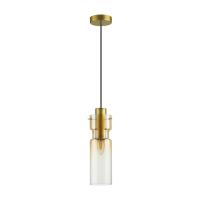 5057/1A PENDANT ODL24 459 золотой/янтарный/металл/стекло Подвес E27 1*40W SCROW