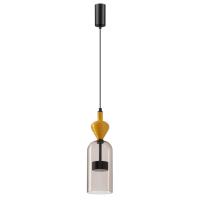 5046/12LB L-VISION ODL24 431 черный/светл.коричневый/металл/стекло/керамика Подвес LED 12W 4000К 1400Лм PALLETA